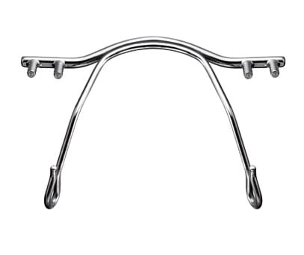 Bild von Titan-Ersatzbrücke für Bohrbrillen, silber glänzend, Größe 30 mm, 1 Stück