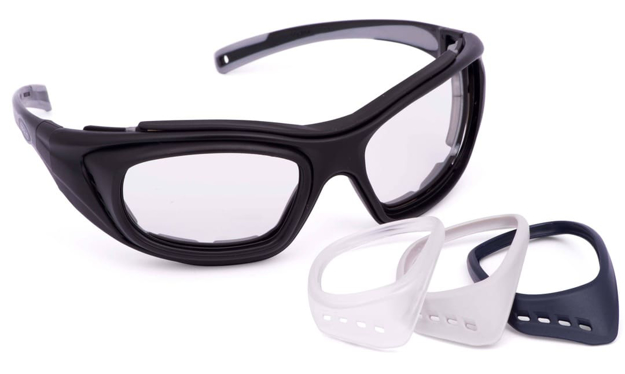 Bild von RX Verglasungs-Adapter, grau, für Schutzbrille COMBOR, 1 Paar