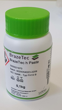 Bild von Braze Tech h (Degussa h), Flussmittel zum Hartlöten, 100 g Dose