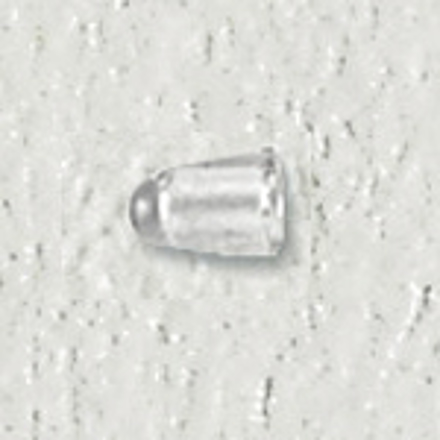 Picture of Schrauben-Endkappen, Silikon, M 1,45, Außen-Ø 2,70 mm, Höhe 3,80 mm, 100 Stück