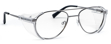 Bild von Schutzbrille "Vision M 8800", optisch verglasbar, Größe 54, silbergrau