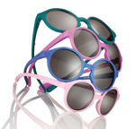 Bild von Kinder-Sonnenbrille, Gr. 43-17, mit Polycarbonat-Gläsern