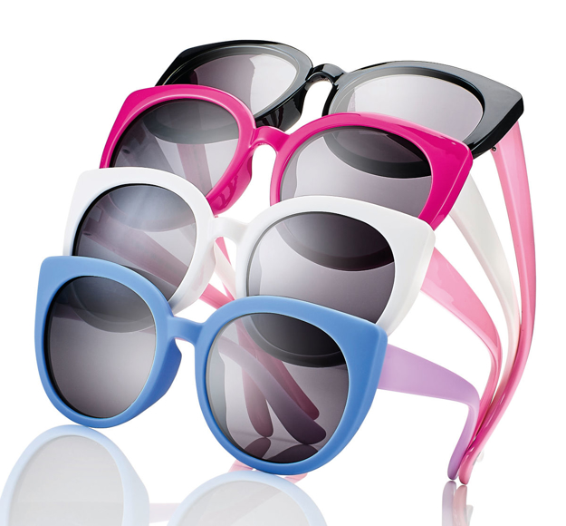 Bild von Kinder-Sonnenbrille, Gr. 45-16, verschiedene Farben, mit Polycarbonat-Gläsern