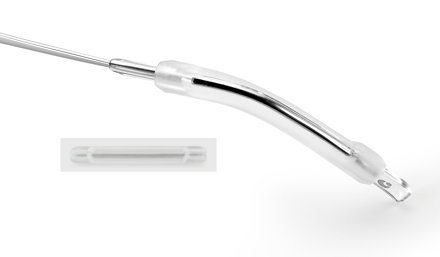 Bild von Silikon Bügelenden-Überzug, transparent, Ø 3 mm, Länge 55 mm, 10 Stück