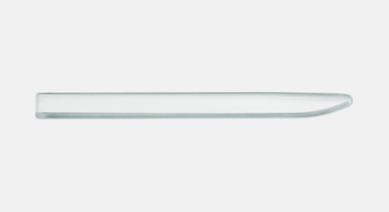 Bild von Silikon Bügelenden-Überzüge, transparent, 4,0 x 3,3 mm, 10 Stück