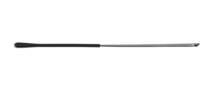 Bild von Ersatz-Metallbügel, gun, Länge 140 mm, Ösenstärke 0,80 mm, 1 Paar
