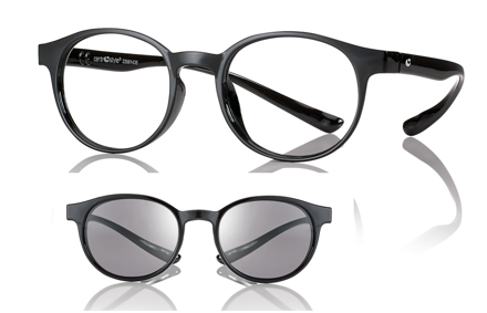 Bild von Kunstststoff-Fertiglesebrille "SUN", mit magn. Sonnenclip Gr. 47-20
