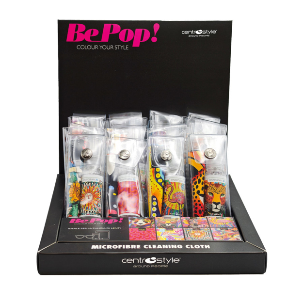Bild von Be Pop! - Pocket-Reinigungs-Set, Spray-Clean 30 + Mikrofasertuch, 48 Sets
