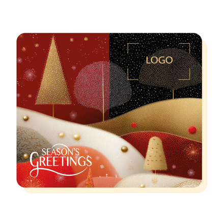Bild von Microfasertücher "Christmas Collection", 15 x 18 cm, 200 Stück inkl. Logodruck