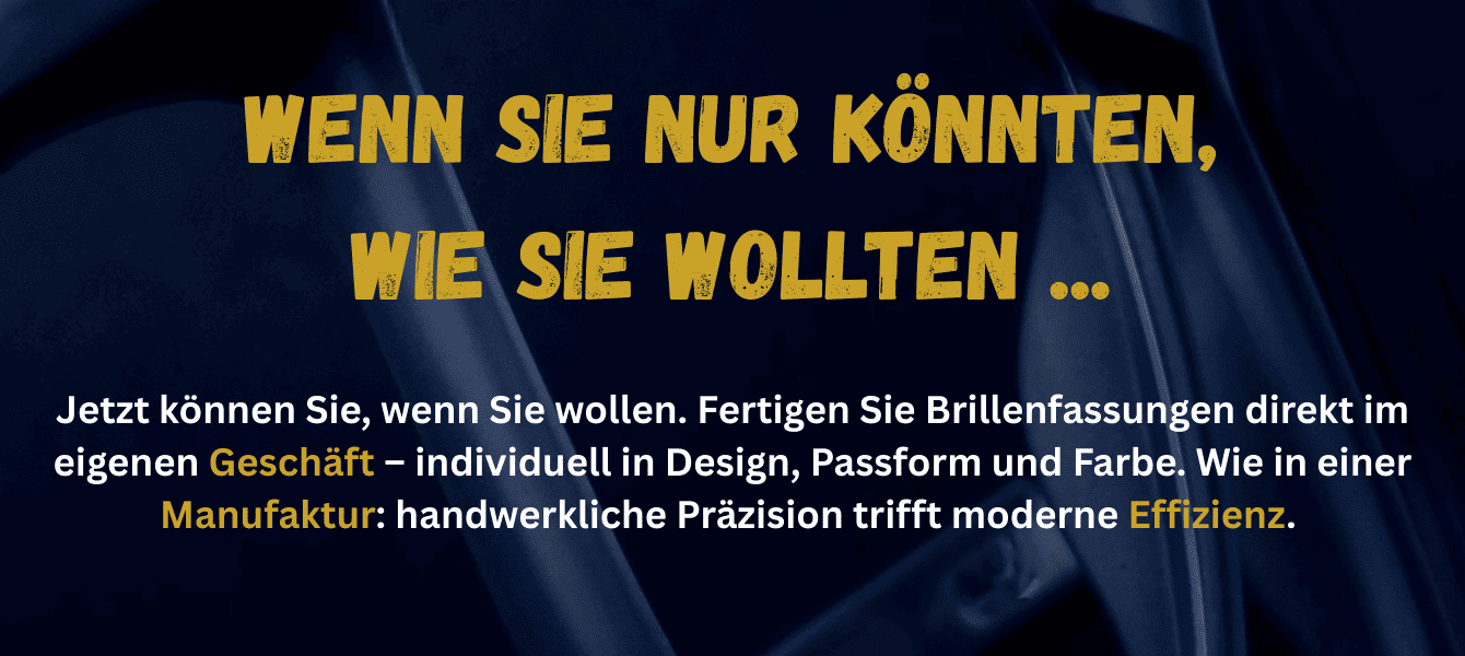 LocalFrame.Works - Die Brillenfertigung kehrt zurück ins Fachgeschäft