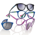 Bild von Kinderfassung "Active Clip", Gr. 46-15, inkl. magnetischem pol. Sonnenclip