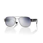 Bild von Metall-/Acetat-Sonnenbrille, Gr. 59-15, in 2 Farben, pol. Gläser, inkl. Etui