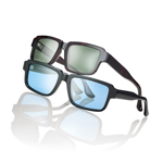 Bild von Acetat-Sonnenbrille, Gr. 55-18, in 2 Farben, Gläser polarisierend, inkl. Etui