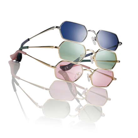 Bild von Metall-Sonnenbrille, Gr. 50-20, in 3 Farben, Gläser polarisierend, inkl. Etui