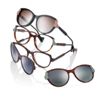 Bild von Acetat Fassung, Gr. 53-18, in 3 Farben, inkl. magnetischem Sonnenclip