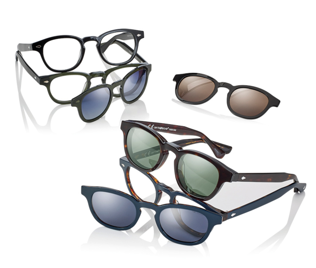 Bild von Acetat Fassung, Gr. 49-22, in 4 Farben, inkl. magnetischem Sonnenclip